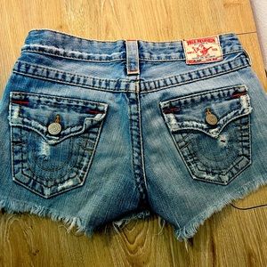 True Religion women’s Joey Jean shorts